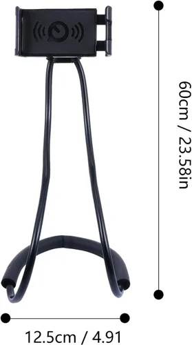 Miniatura 2 de Hemobllo Soporte para teléfono móvil - Soporte para teléfono celular Lazy Soporte para teléfono celular Soporte universal para teléfono