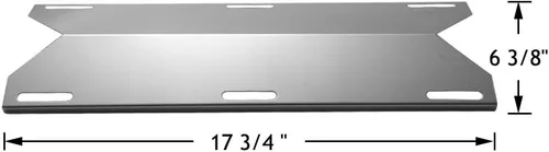 Miniatura 2 de Protectores térmicos para barbacoa Jenn-air 720-0062-LP 720-0164 730-0164 720-0337 730-0337 Miembros Mark 720-0586 Reemplazo de placa de calor de 17