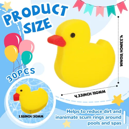 Miniatura 2 de Irenare 30 piezas de esponja absorbente de aceite para piscina y spa, accesorios para bañera de hidromasaje, kit de limpieza para recolectar