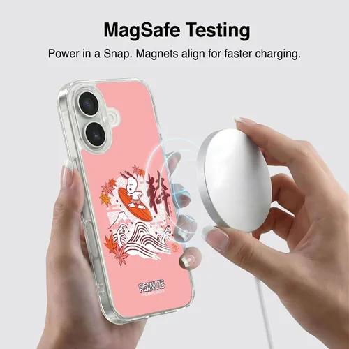 Miniatura 60 de Carcasa de gel para iPhone 7 Plus/iPhone 8 Plus, diseño de Snoopy Oriental de Peanuts, Badges