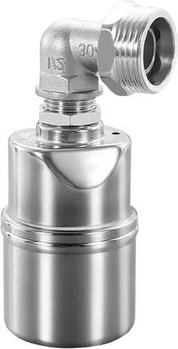 Miniatura 5 de Stainless Steel Float Valve 1/2 3/4 1 Inch Auto Shut Off Water Level Controller Automatic Fill Valve No Power Needed(1-2-S-pipe-valve-Z)