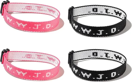 Miniatura 84 de Long tiantian WWJD - Pulsera con texto en inglés «What Would Jesus Do», pulseras WWJD para mujeres, pulseras W.W.J.D para hombres, joyería