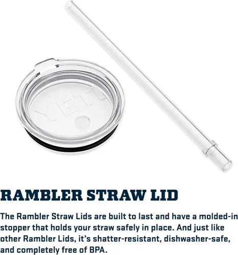 Miniatura 5 de Yeti Rambler Tapa de repuesto de 20 oz con pajita