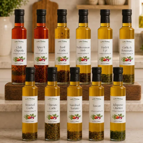 Miniatura 7 de Herb It Up - Aceite de cocina para asar y saltear, 10 onzas líquidas, mezcla de aceite de oliva/canola, certificado KosherMi, vegano, a base