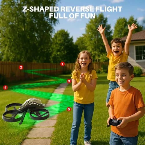 Miniatura 3 de SYMA Helicóptero RC X990 para niños, helicóptero de control remoto con increíbles trucos de acrobacias, protección de hélice de 360°, retención