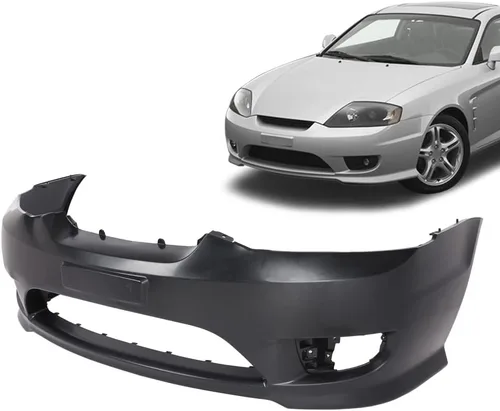 PIT66 Cubierta para paragolpe frontal con orificios para luces antiniebla Preparada Compatible con Hyundai Tiburon 2005-2006 865112C500 HY1000153