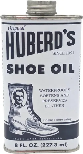 Aceite para Zapatos Huberd - Acondicionador y impermeabilizante de cuero desde 1921. Fórmula de fácil aplicación impermeabiliza, suaviza y