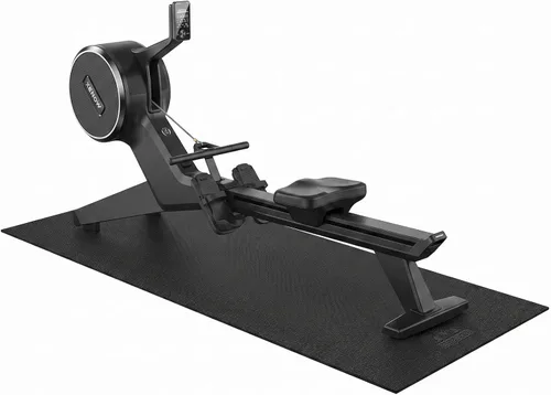 Miniatura 8 de HAPBEAR Alfombrilla para caminadora, 68 x 24 x 1/5 pulgadas, gruesa, antideslizante, plegable, para caminar, banco de pesas y cinta de correr