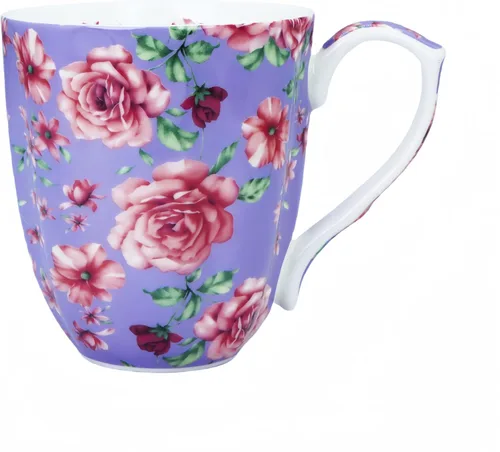 Miniatura 10 de Tazas de café de porcelana de hueso de 14 onzas para mujer, taza de café floral, tazas de té, tazas de café novedosas, regalo para mujeres, madres