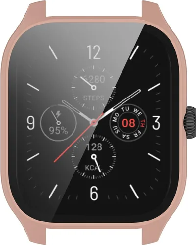 Miniatura 6 de Funda compatible con Amazfit GTS 4, resistente a los arañazos, protector de pantalla de vidrio templado HD para reloj inteligente Amazfit GTS 4