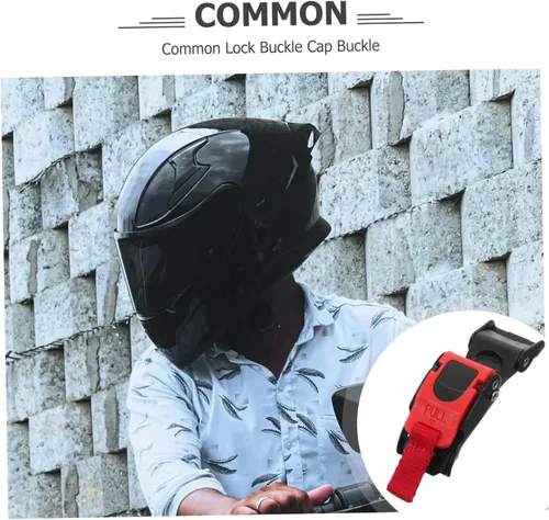 Miniatura 8 de Kit universal de hebilla de liberación rápida para casco, accesorio de mecanismo de bloqueo de cierre de metal resistente para cascos deportivos