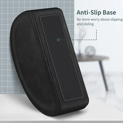 Miniatura 3 de Soporte para control remoto con 5 compartimentos, KENOBEE organizador de almacenamiento antideslizante de escritorio para controles remotos
