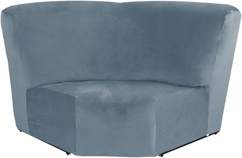 Miniatura 11 de Funda de terciopelo para sofá esquinero, 1 pieza adicional para asiento esquinero, protector para sofá reclinable en forma de L, decoración