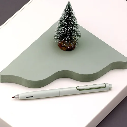 Miniatura 4 de XIZE SH Bolígrafos de tinta negra para escribir notas y tomar notas de 0.020 in (0.020 in) de presión silenciosa, 6 unidades, barril verde