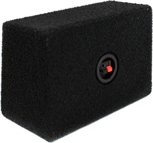 Miniatura 8 de Q Power Caja de altavoces de 6 x 9 pulgadas Recinto de audio con acabado duradero de spray de revestimiento de cama negro con conectores de copa
