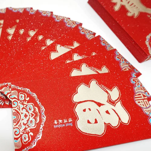 Miniatura 2 de Sobres rojos resistentes para Año Nuevo chino, sobres de dinero de la suerte, sobres de dinero de regalo, paquetes rojos Hong Bao para festival