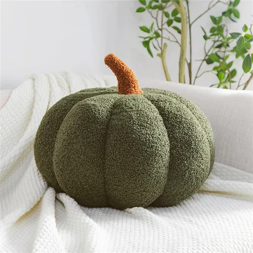 Miniatura 12 de Almohada de calabaza, cojín con forma de calabaza, almohada de felpa de calabaza, decoración de almohada de calabaza, cojín decorativo de calabaza