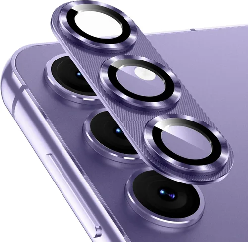 Miniatura 14 de Korecase Diseñado para Samsung Galaxy S23 Ultra Protector de lente de cámara Película de lente de vidrio templado, cubierta de cámara de metal