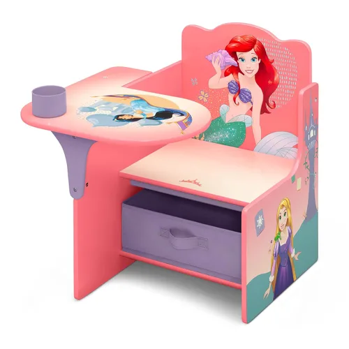 Miniatura 5 de Delta Children Escritorio con silla con contenedor de almacenamiento, ideal para artes y manualidades, merienda, educación en casa, tareas y más