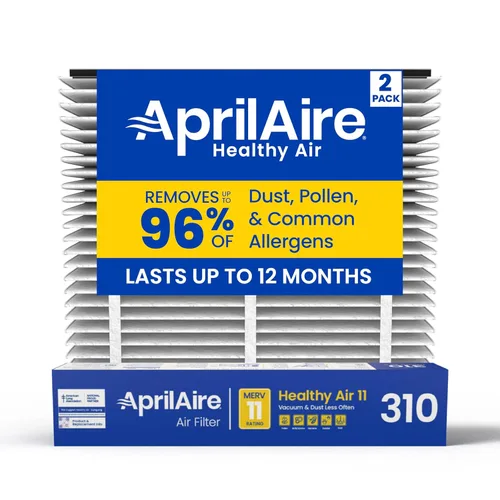 Miniatura 23 de AprilAire 310 Filtro de Reemplazo para Purificadores de Aire de Toda la Casa - MERV 11, Aire Limpio y Polvo, Filtro de Aire 20x20x4 (Paquete de 1)