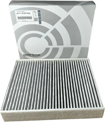 BMW 64119237555 Microfiltro de aire de cabina de carbón activado para F22/F23 2Series, F87 M2, F30/F31/F34 3 Series, F80 M3, F32/F33/F36 Serie 4 y