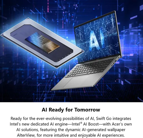 Miniatura 6 de acer Swift Go 14 Intel Evo - Laptop delgada y ligera, pantalla táctil de 14 pulgadas 1920 x 1200, desbloquea experiencias de inteligencia