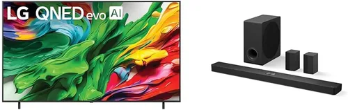 Miniatura 28 de LG Smart TV QNED 85A 4K de 55" y barra de sonido S70TY de 3.1.1 canales, Dolby Atmos, Orquesta Wow, altavoz trasero listo, subwoofer inalámbrico