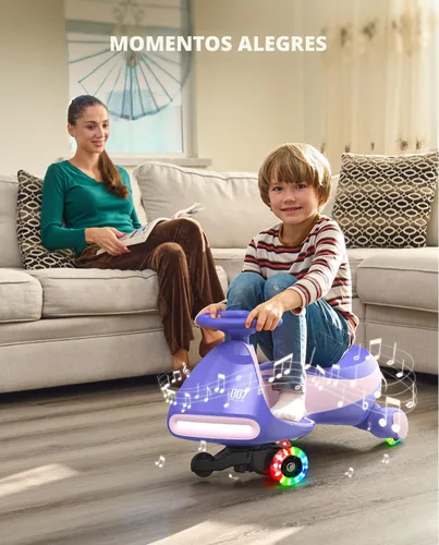 Miniatura 5 de FanttikRide N7 Classic - Coche eléctrico clásico con pedal, batería recargable, juguetes para montar, coche oscilante, 2 velocidades, antivuelco