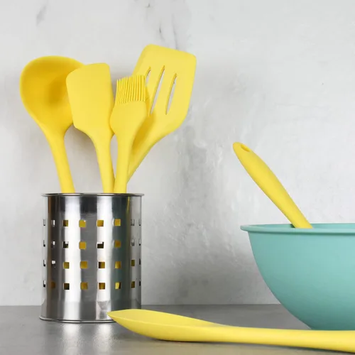 Miniatura 6 de Chef Craft Tenedor de silicona prémium para espaguetis y pasta, 11.5 pulgadas, color amarillo