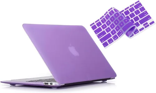 Miniatura 16 de Funda rígida con superficie suave Ruban 2 en 1 y cubierta para teclado para Macbook Air de 13.3 pulgadas Modelos: A1369 / A1466, Negro
