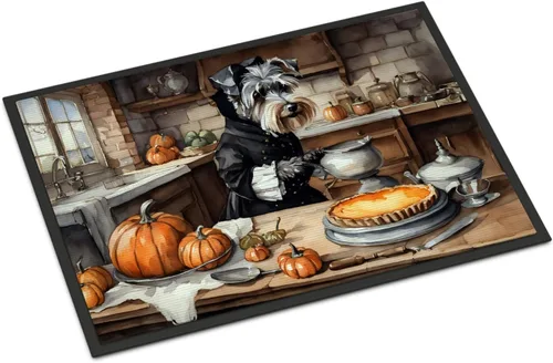 Miniatura 98 de Caroline's Treasures DAC1720MAT Affenpinscher - Tapete de otoño para cocina, con calabazas, 18 x 27 pulgadas, tapete para puerta delantera