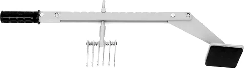Miniatura 7 de QWORK Barra de palanca de abolladuras, kit de extractor de abolladuras portátil de aleación de aluminio, extractor de abolladuras de 6 garras