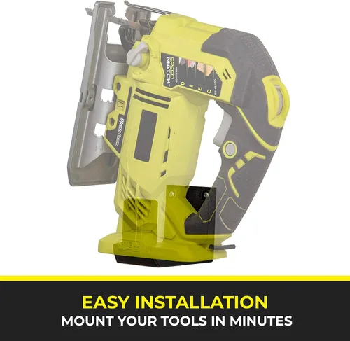 Miniatura 3 de Spartan Mounts Soporte de herramienta para herramientas eléctricas Ryobi (DERECHA) Gancho de almacenamiento para exhibición de pared Práctico