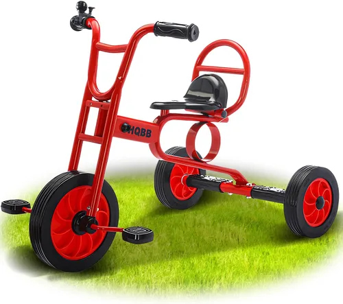 Miniatura 8 de Triciclo para niños a partir de 3 años, guardería preescolar, bicicleta de equilibrio para niños, triciclo para niños con campana y ruedas de goma