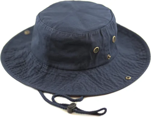 Miniatura 17 de The Hat Depot - Sombrero de safari, de algodón lavado a la piedra, de ala ancha, plegable, doble cara y sombrero de pesca 2. Algodón - Oliva