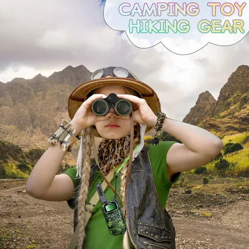 Miniatura 5 de Walkie Talkies para niños, juguetes, regalos para niños, radio de 2 vías de largo alcance para niños de 5 años en adelante, ideal para acampar