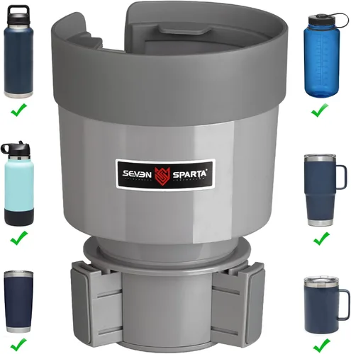Miniatura 11 de SEVEN SPARTA Paquete de 2 soportes expansores de portavasos para automóvil, base ajustable, compatible con Yeti de 20/26/30 onzas, Hydro Flasks