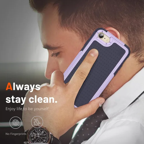 Miniatura 299 de Jeylly Funda para iPhone SE/Funda para iPhone 5S, Exterior de Plástico Duro que Absorbe Golpes + Interior de Silicona de Goma Defensor contra