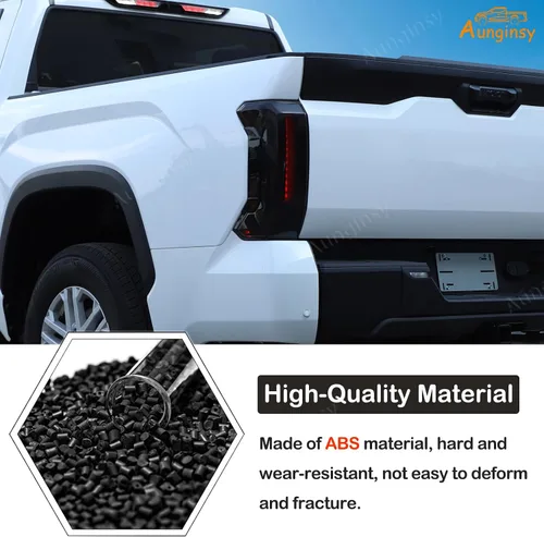 Miniatura 2 de Aunginsy Cubierta de luz trasera de automóvil compatible con Toyota Tundra 2022-2026, cubierta de carcasa de luz trasera ahumada, cubierta