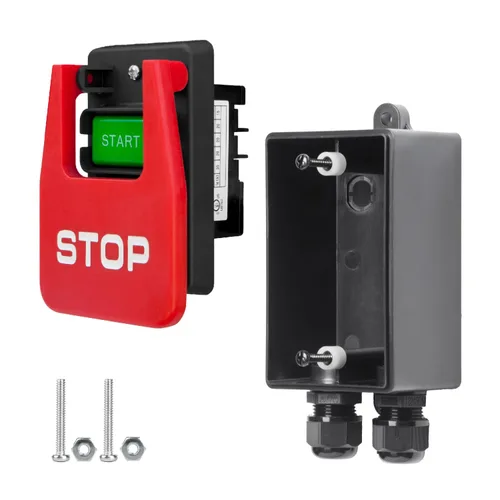 Miniatura 8 de POWERTEC Interruptor Magnético de 120V, 18A para Mesa de Router, Montaje Fácil en Mesa de Trabajo y Soporte de Herramientas, Interruptor