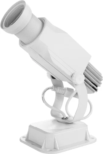 HILITING - Proyector LED GOBO de 30 W, proyector de logotipo publicitario de 2400 lúmenes, incluye GOBO de vidrio personalizado, logotipo Blanco