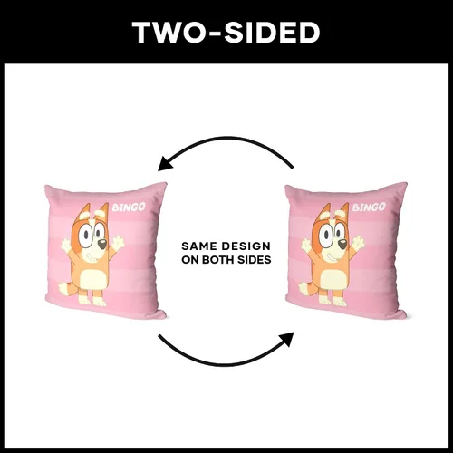 Miniatura 6 de Northwest Bluey Pillow, 18" x 18", Roll Call Bingo