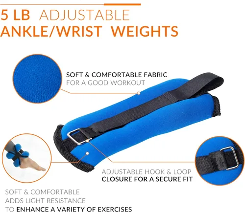 Miniatura 3 de Tone Fitness Pesas de tobillo/muñeca Opciones múltiples