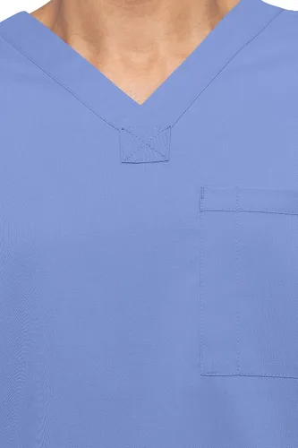 Miniatura 6 de Healing Hands Ropa quirúrgica para hombre, camiseta de tela ligera con un bolsillo para hombre, color azul, 2223 James, Azul