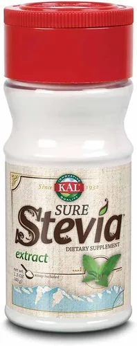 Miniatura 9 de KAL Sure - Extracto de stevia en polvo, bajo en carbohidratos, edulcorante de stevia a base de plantas, gran sabor, cero calorías, cero azúcar, bajo