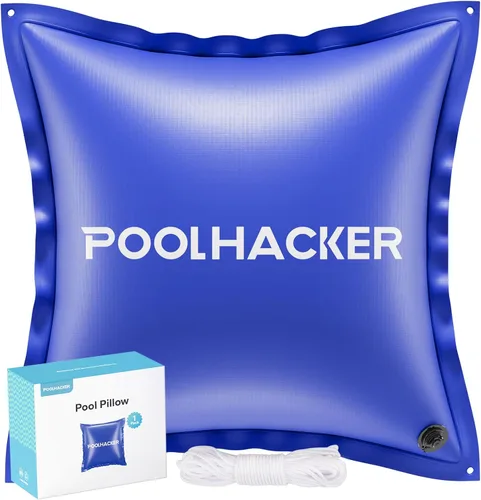 POOLHACKER Almohadas de piscina mejoradas para piscinas sobre el suelo, ecualizador de hielo para invierno, 0.020 in, cubierta de piscina ultra