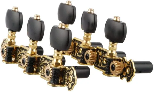 Miniatura 6 de Mr.Power Afinadores de guitarra, cabezales de máquina de 3+3 juegos de teclas de afinación, clavijas de cuerda para guitarra clásica