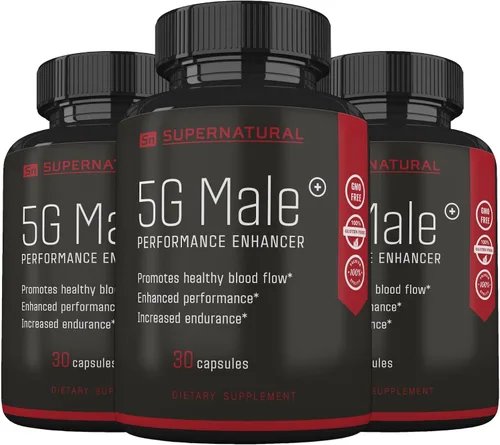 Miniatura 9 de Supernatural Man Suplemento potenciador de T natural masculino 5G para el flujo sanguíneo, la resistencia, la fuerza y la resistencia, ginseng, ajo