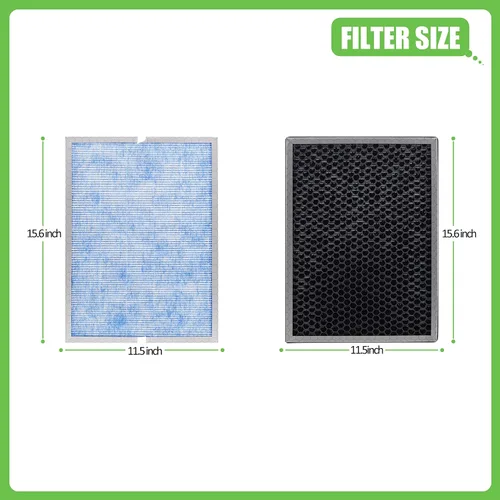 Miniatura 6 de 【Actualizado】Filtro de repuesto MSA3, compatible con purificador de aire MSA3 y MSA3S, filtro H13 True HEPA 3 en 1 con tecnología Odaller Pure