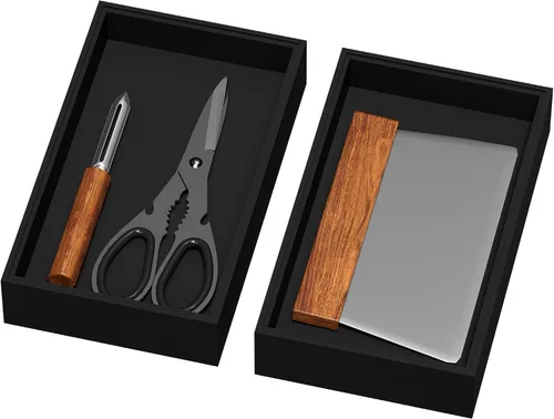 Miniatura 18 de Lixple Organizador de Cajón de Bambú, Pequeño Organizador de Cubiertos para Cajón de Cocina, Organizador de Utensilios Apilable, 2 Piezas